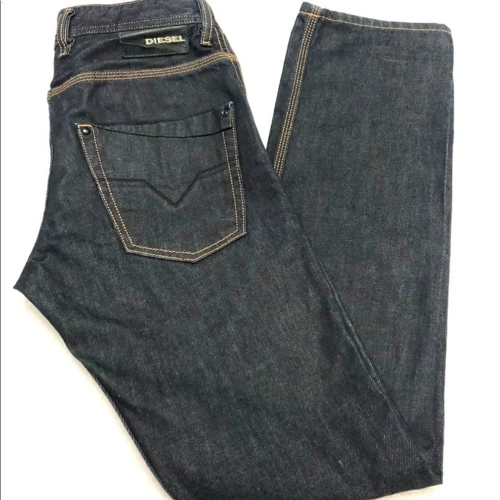 Diesel Italy krooley men’s regular slim carrot jeans size 26X30
